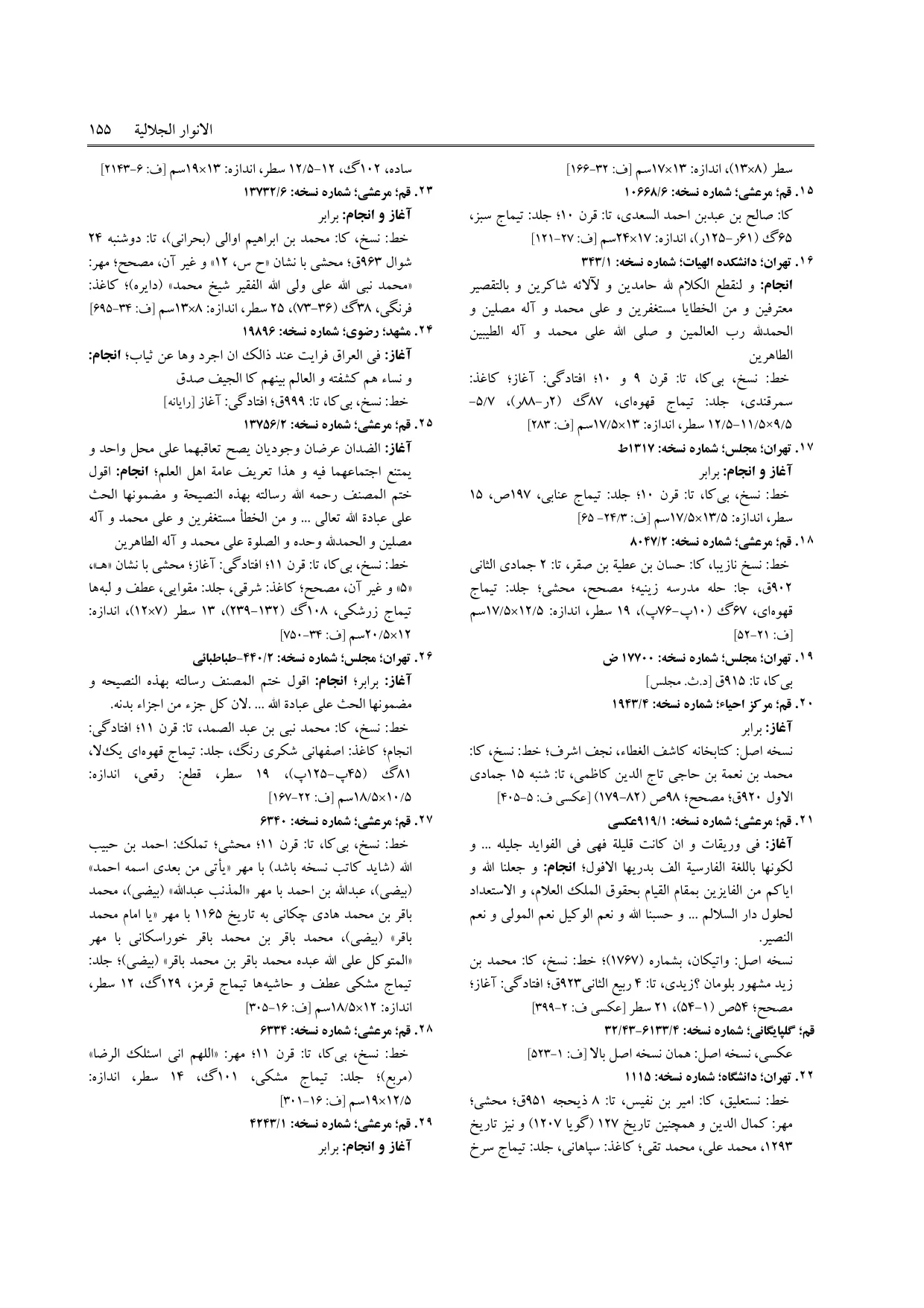 برگه‌ی ج ۵، ص ۱۵۵، ردیف ۱۶ در فنخا