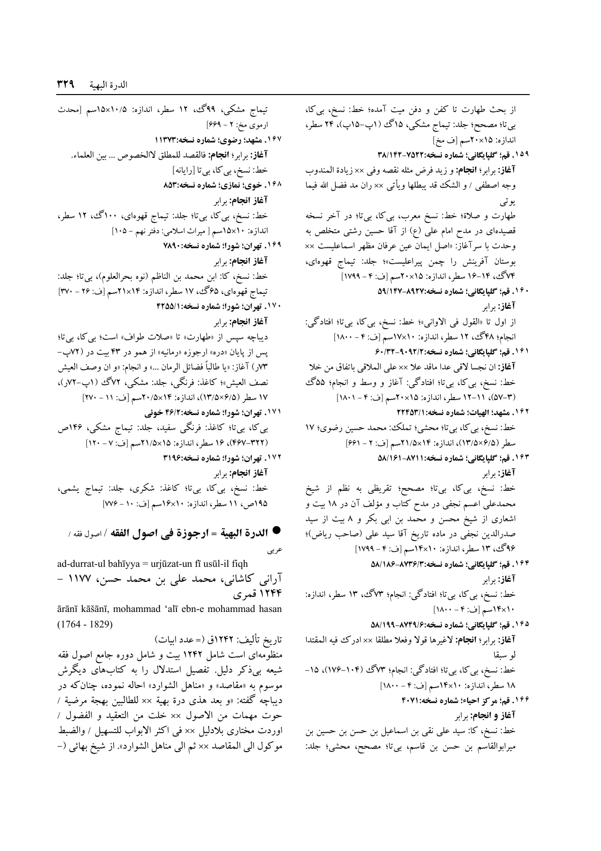 برگه‌ی ج ۱۴، ص ۳۲۹، ردیف ۱۷۰ در فنخا