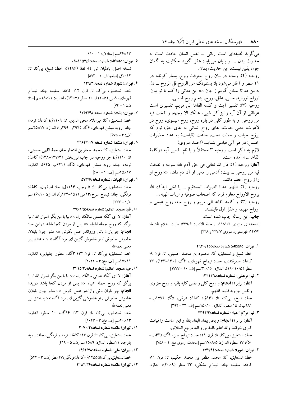 برگه‌ی ج ۱۶، ص ۸۸۰، ردیف ۶ در فنخا