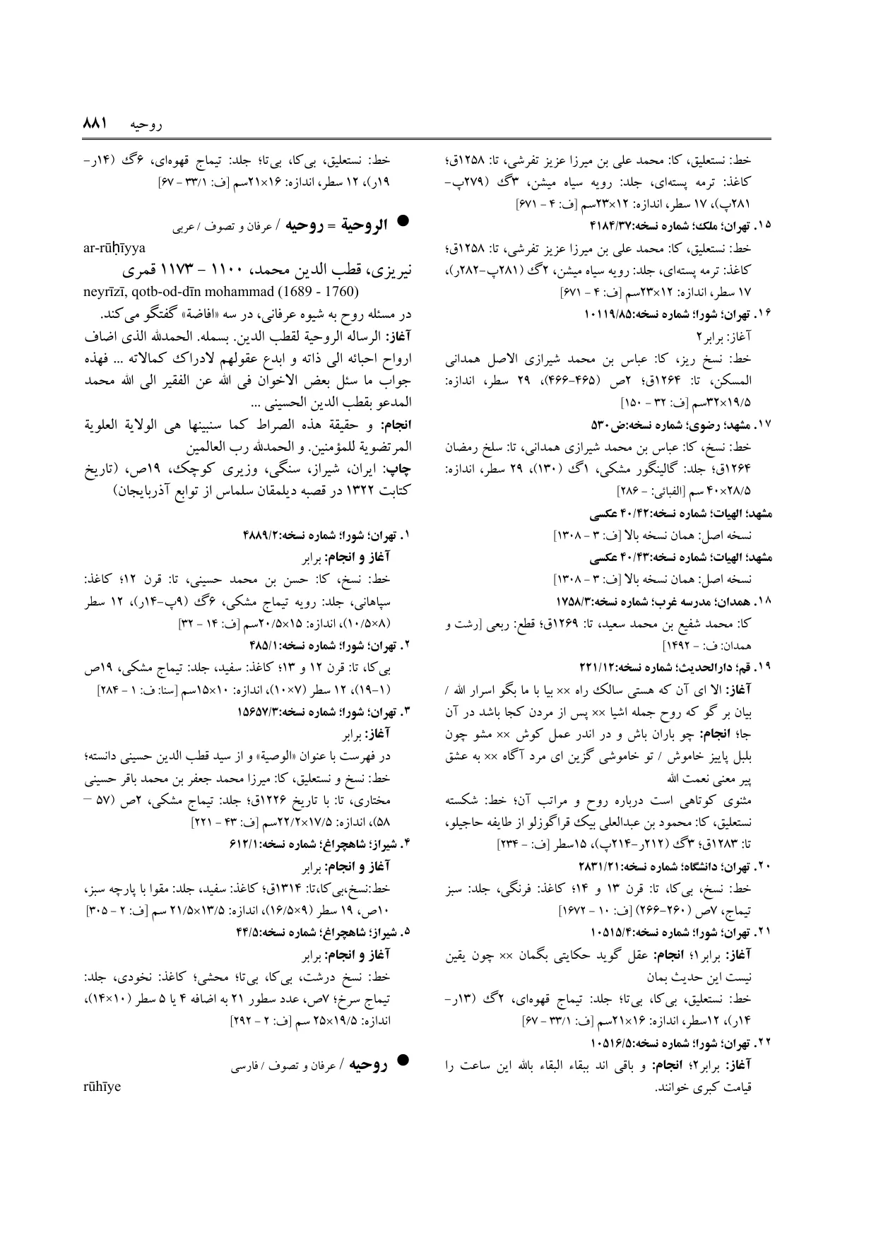 برگه‌ی ج ۱۶، ص ۸۸۱، ردیف ۲۱ در فنخا