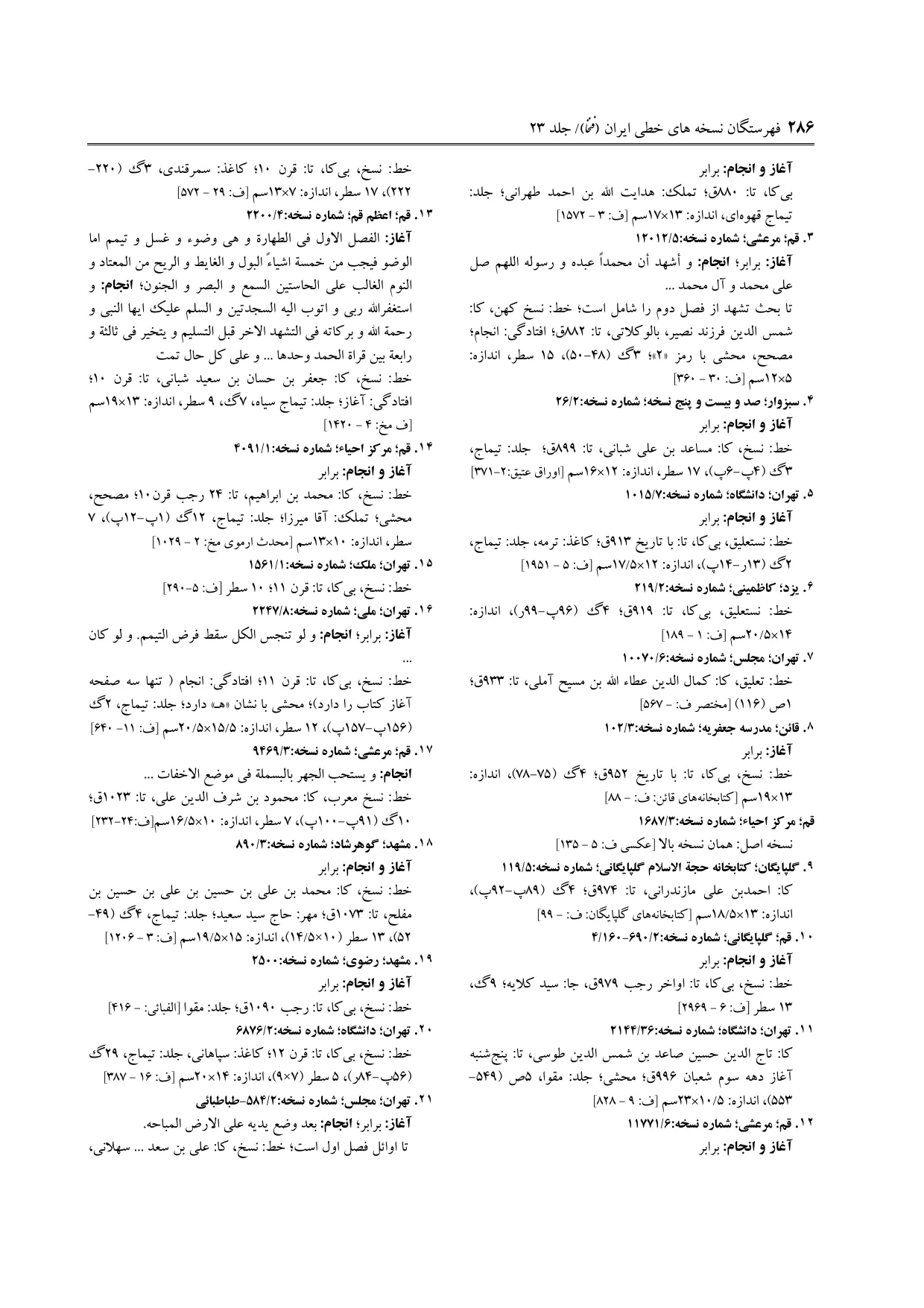 برگه‌ی فنخا، ج ۲۳، ص ۲۸۶، ردیف ۱۳